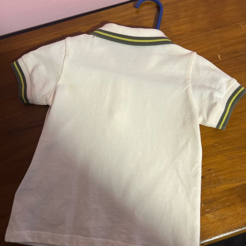 Moncler Enfant Logo Patch Polo Shirt